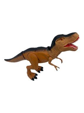 Dragon-i Toys T-Rex Mighty Megasaur Dinosaur Walking Roars Lights Up Figure